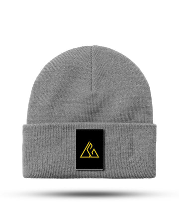 LGK Classic Badged Beanie Graphite Grey
