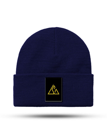 LGK Classic Badged Beanie Oxford Navy