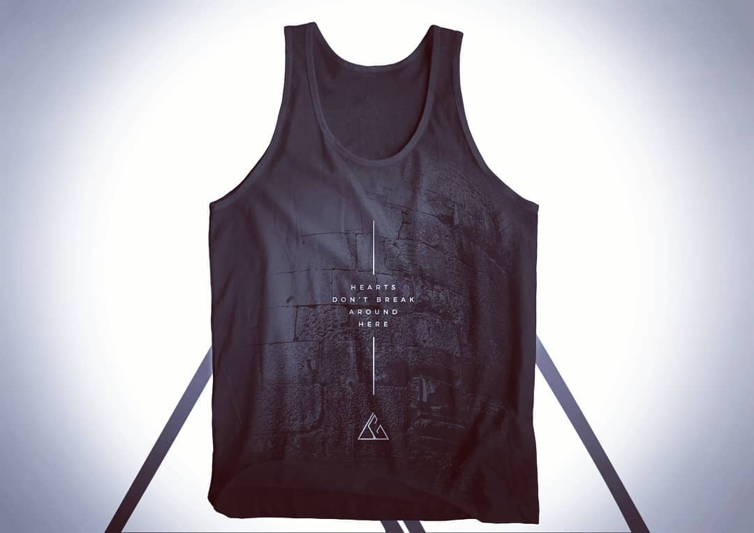 LGK Hearts Don't Break Black Vest