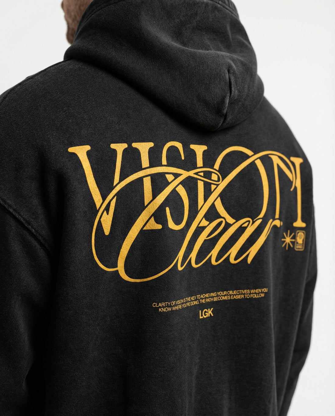 LGK Vision Clear Black Hoodie