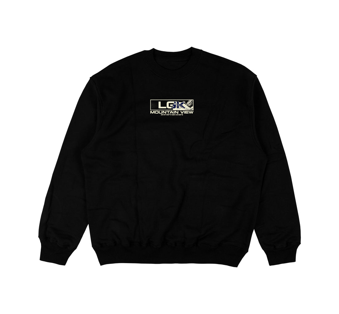 LGK Mountain View Black Sweater