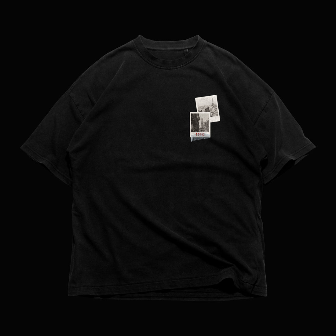 LGK 7 days in Paris Black T-shirt