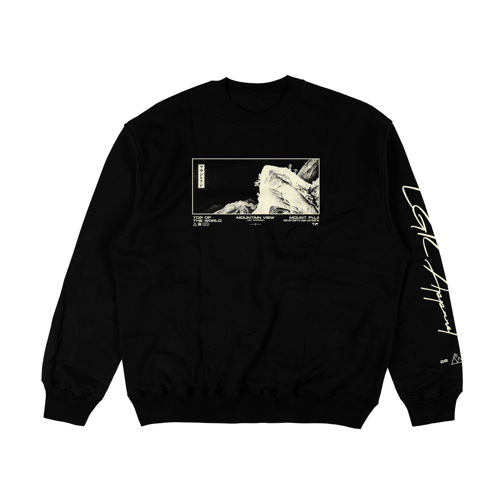 LGK Mountain View Black Sweater